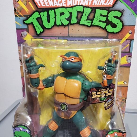 Classic Teenage Mutant Ninja Turtles Michelangelo Playmate Collection Figure - Picture 2 of 9